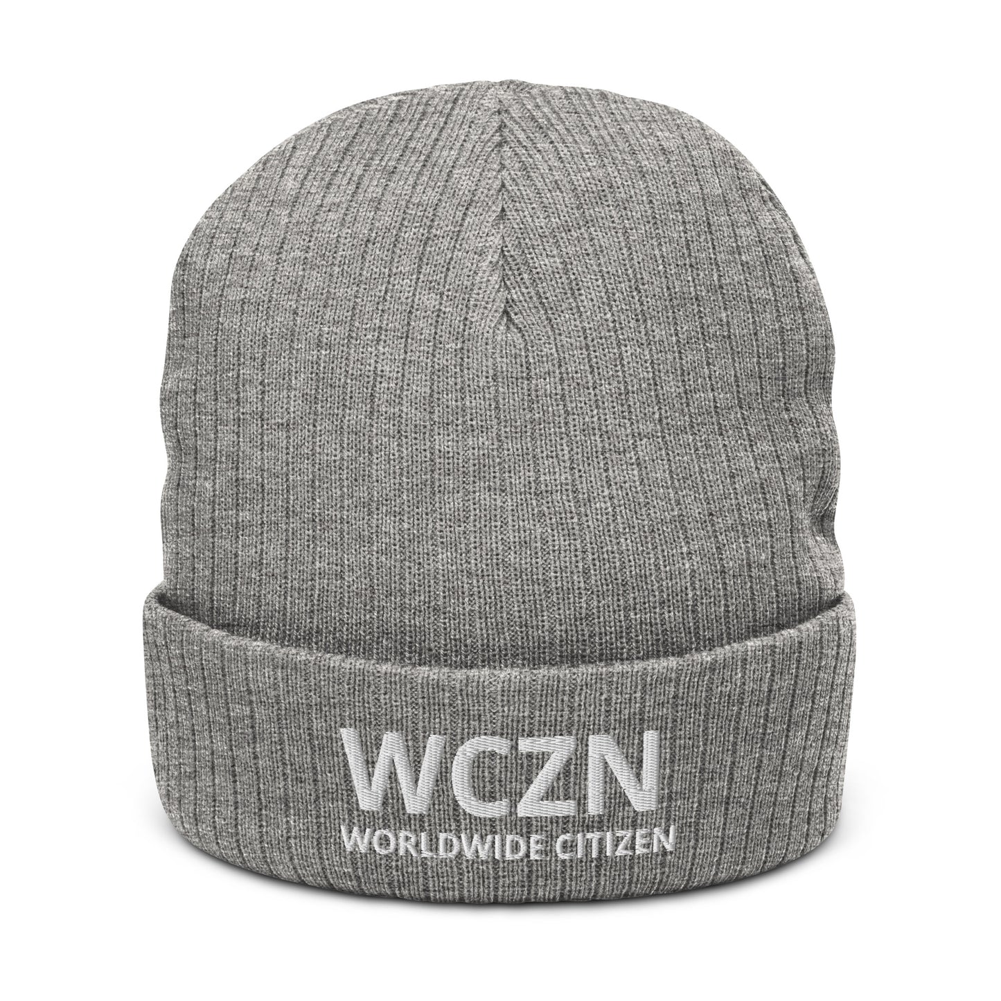 Ribbed knit beanie