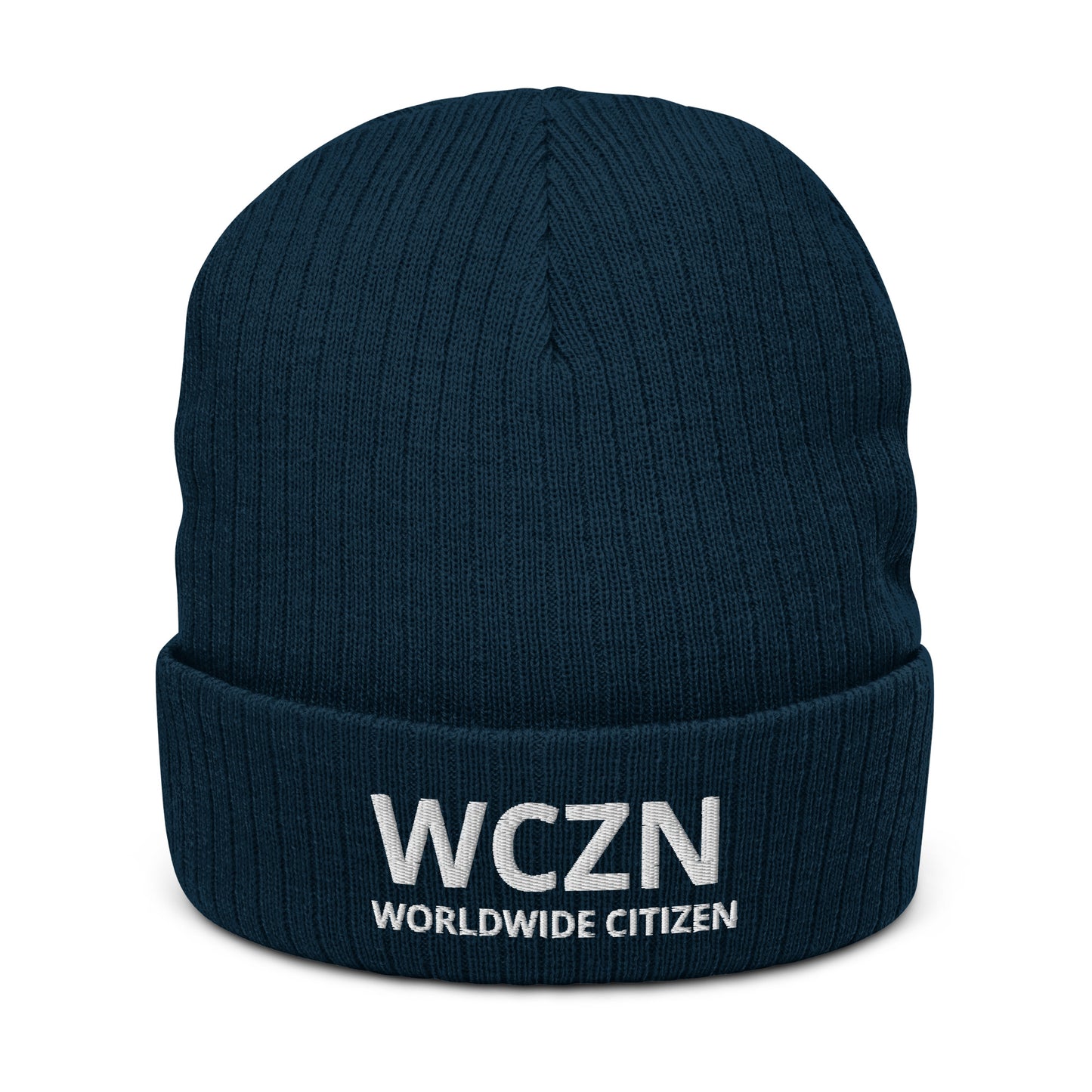 Ribbed knit beanie