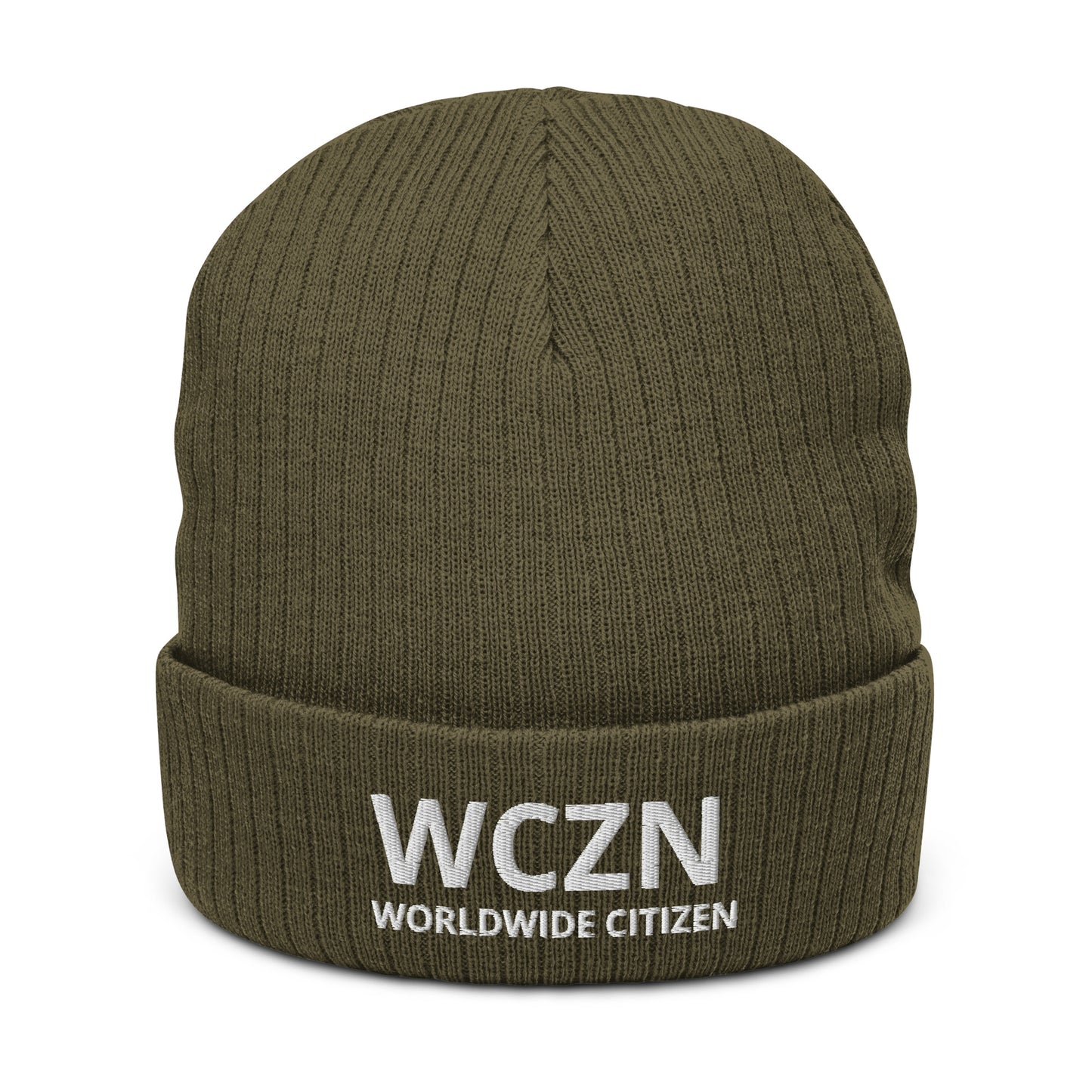 Ribbed knit beanie