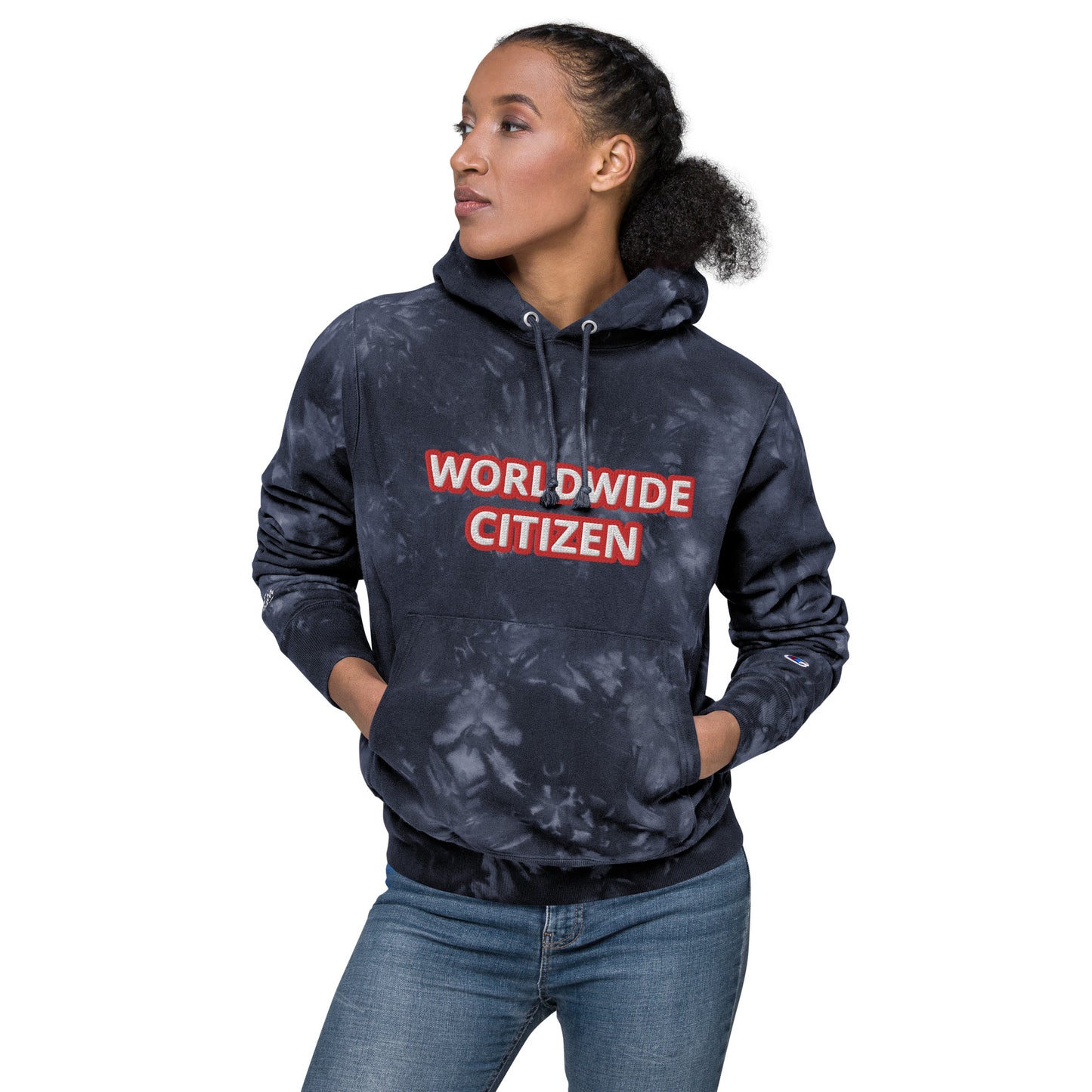 Unisex Champion tie-dye hoodie