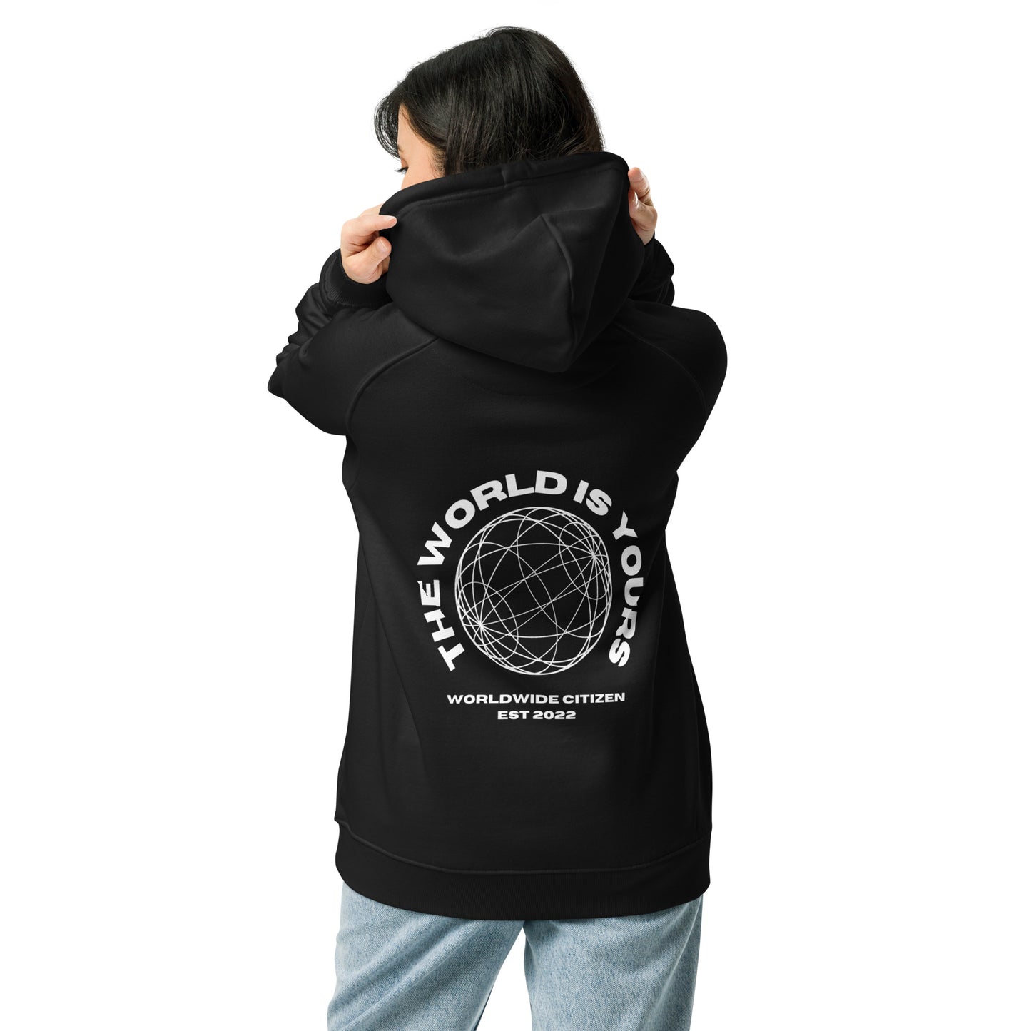 Unisex eco raglan hoodie
