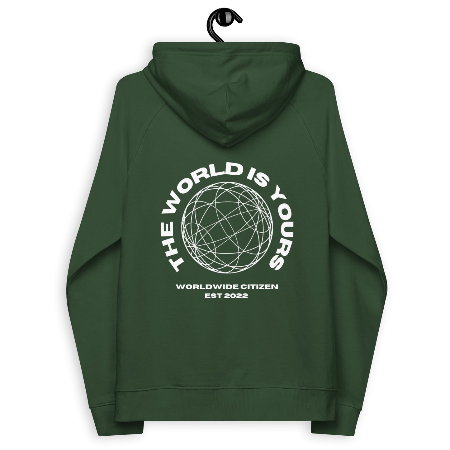 Unisex eco raglan hoodie