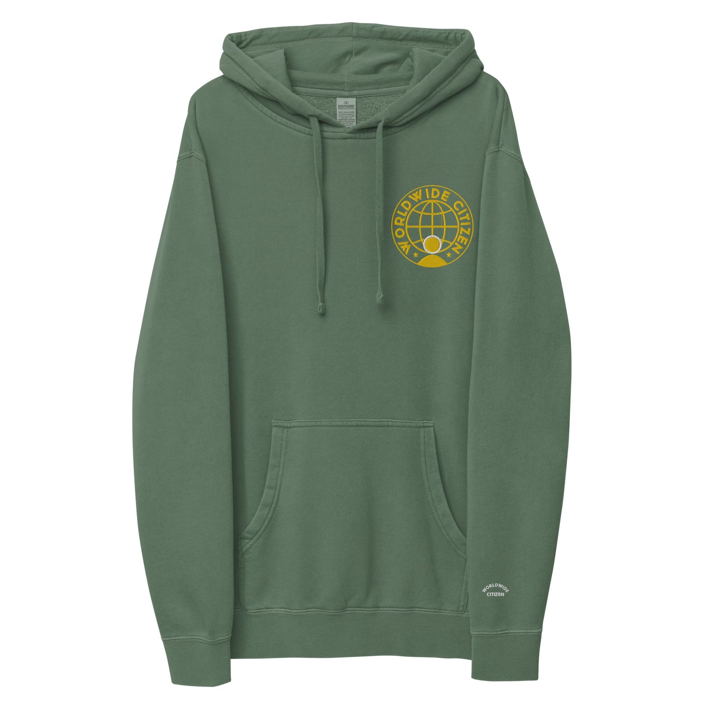 Unisex pigment-dyed hoodie
