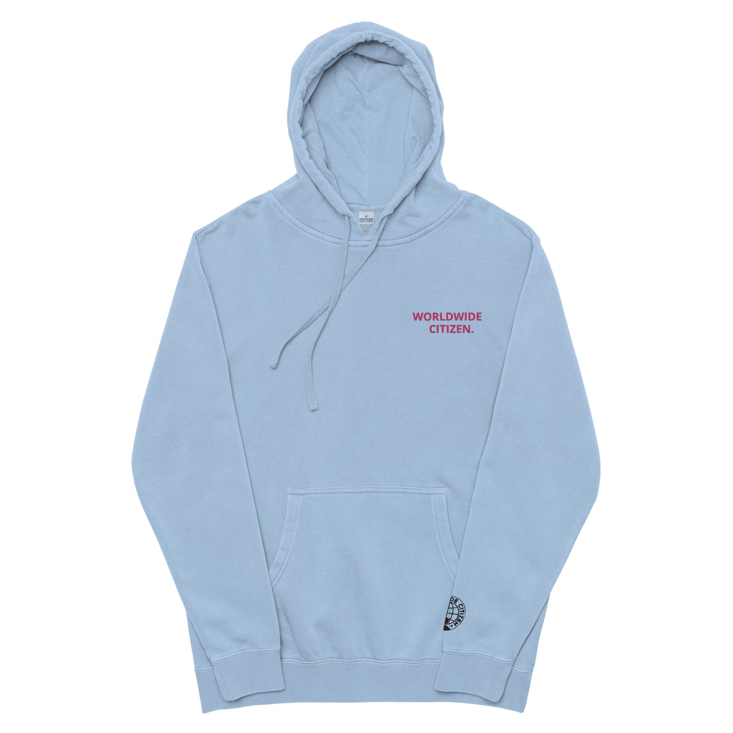 Unisex pigment-dyed hoodie