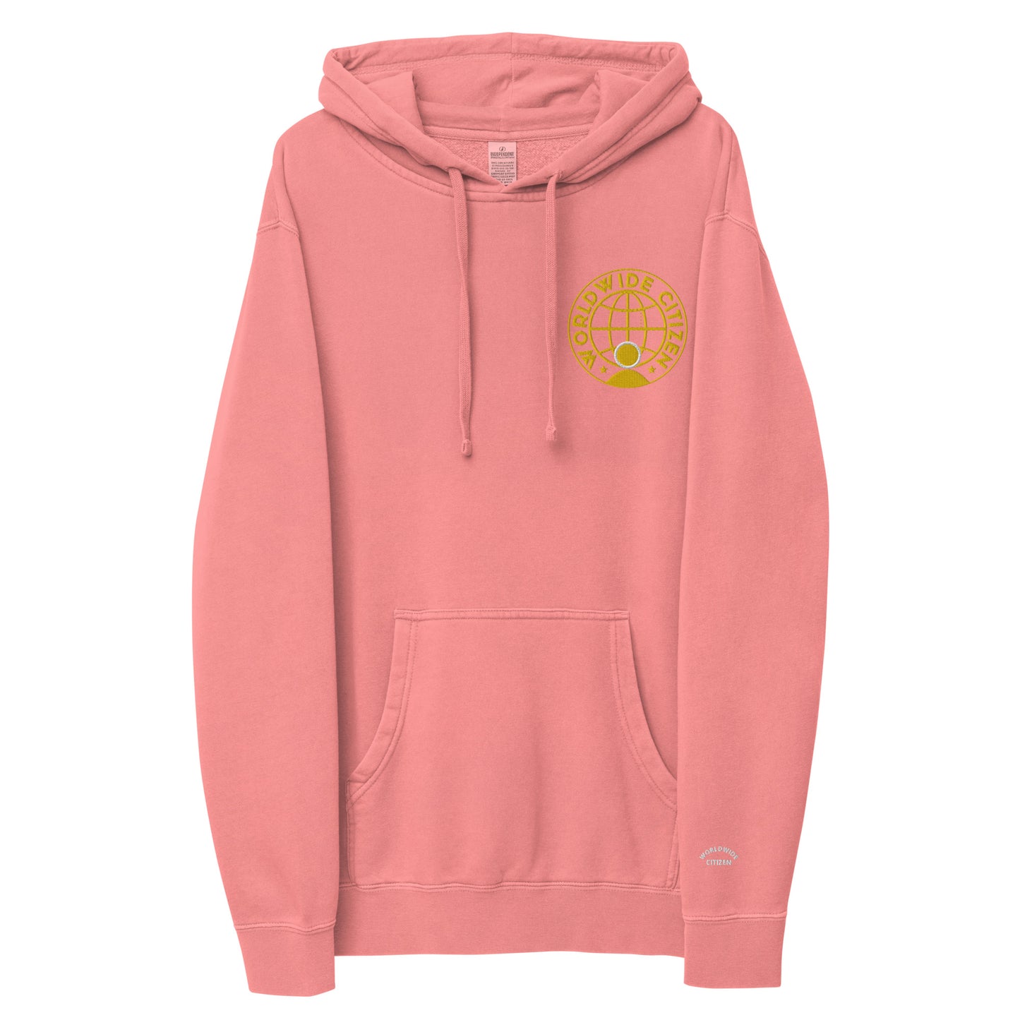 Unisex pigment-dyed hoodie