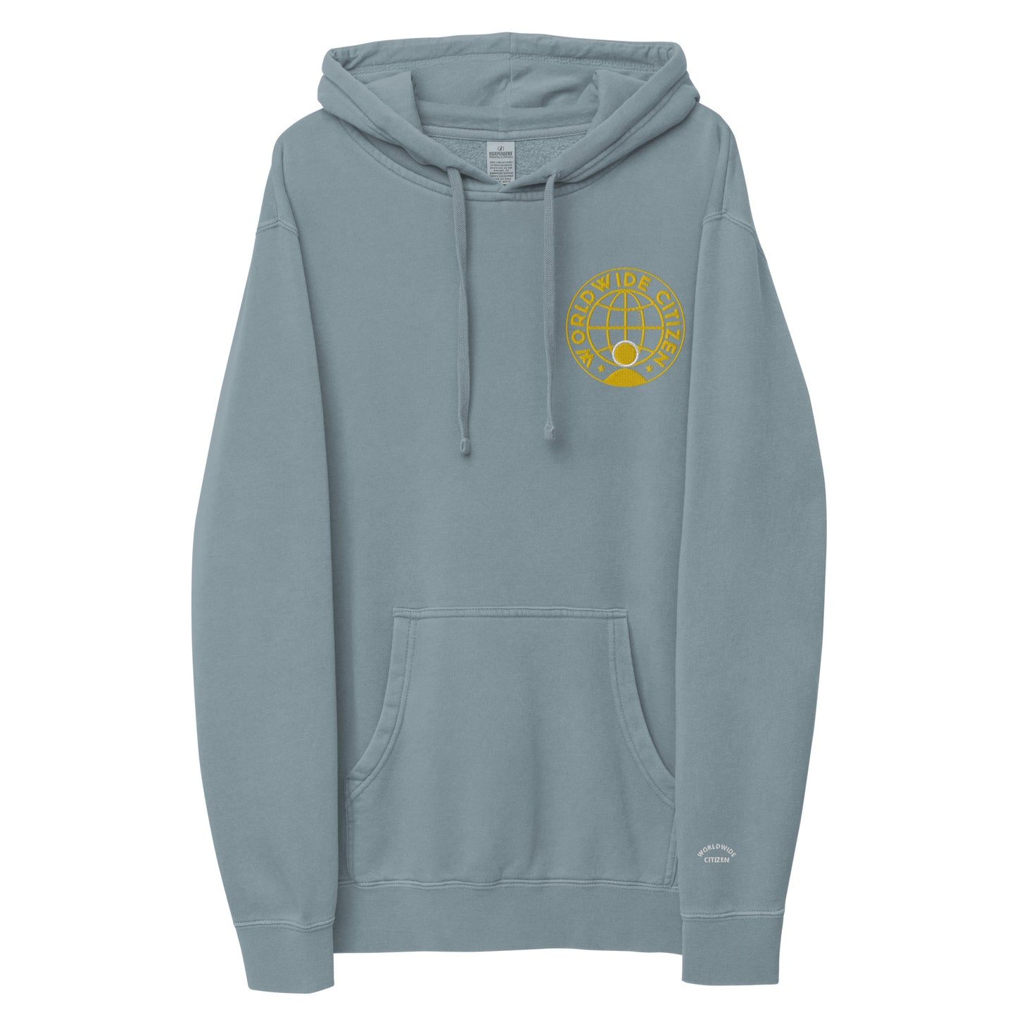 Unisex pigment-dyed hoodie