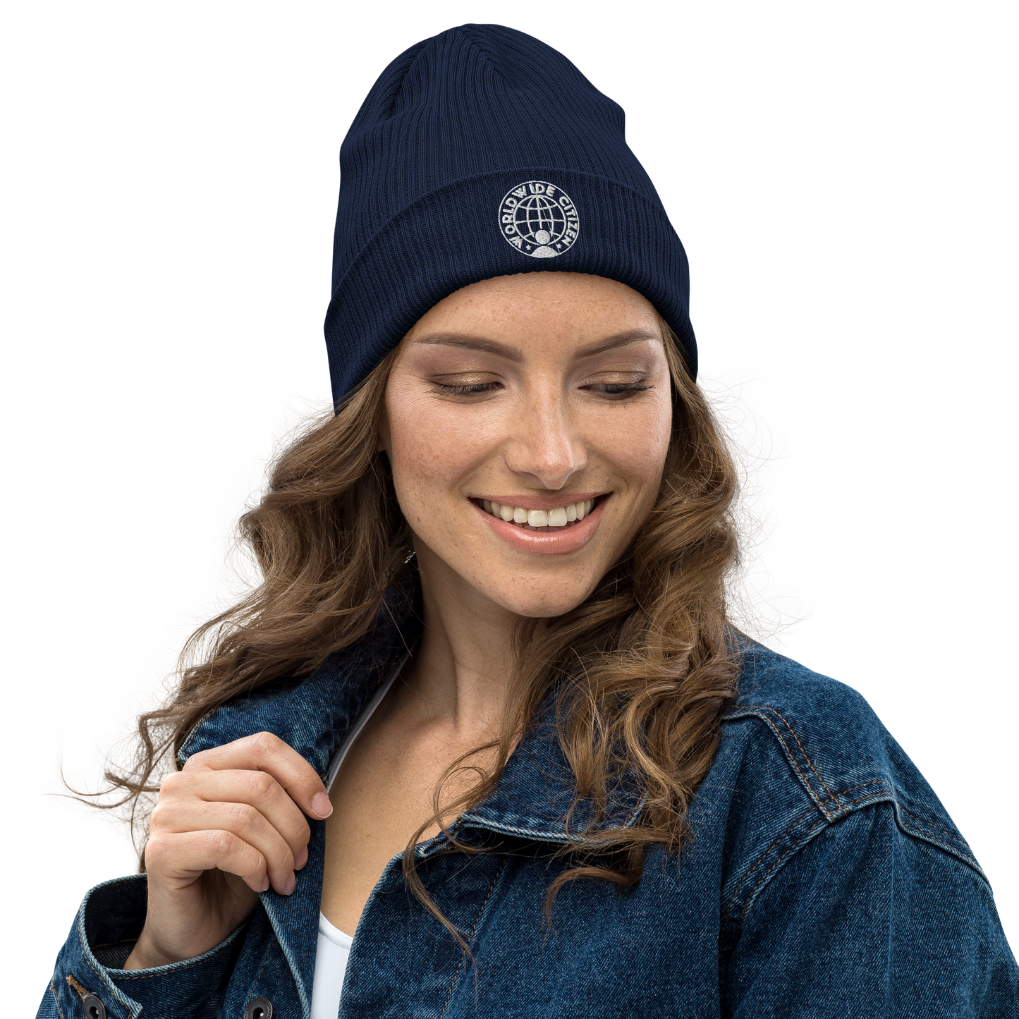 Organic ribbed beanie