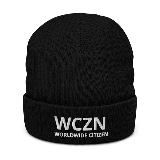 Ribbed knit beanie
