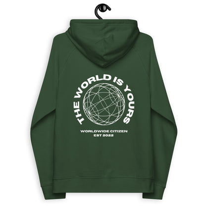 Unisex eco raglan hoodie