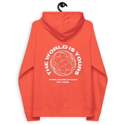 Unisex eco raglan hoodie