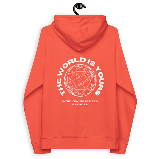 Unisex eco raglan hoodie