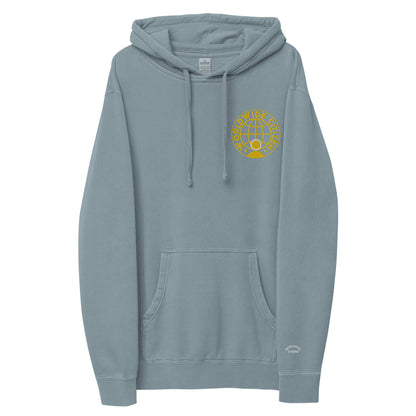 Unisex pigment-dyed hoodie
