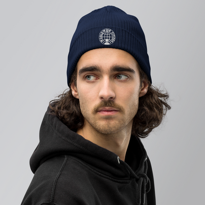 Organic ribbed beanie