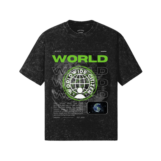 260GSM Unisex Snow Wash T-shirt